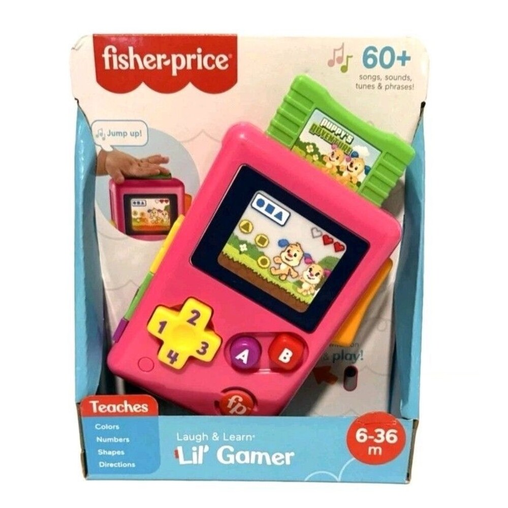 Fisher-Price Laugh Learn Lil' Gamer Pink (6-36M) Toddler/Baby Interactive‎ Toy